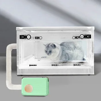 Портативная сушильная машина, Коробка для сушки кошек, Складывающиеся Фены для ухода за собаками, коробка для сушки животных, Бесшумная сушилка для домашних животных