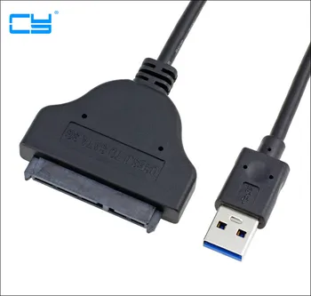 Адаптер SATA USB 3,0 к Serial ATA 22pin Конвертер Кабель Внешний Жесткий диск Жесткий Диск Для 2,5 