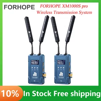 Forhope XM1000s Pro Беспроводная Система передачи видео с двойным HDMI SDI Приемник-передатчик Изображения Комплект для прямой трансляции с низкой задержкой