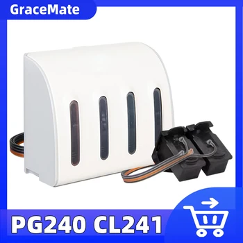 GraceMate Совместимый для Canon PG240 CL241 СНПЧ Объемные Чернила для MG2120 MG3120 MG3122 MG3520 MG4220 MX452 MX472 MX512 MX522 MX532