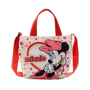 Детская Сумочка Disney, мини-сумка на плечо с Микки Маусом для девочек из аниме, Мультяшная сумка-мессенджер, Милый кошелек для монет, детская сумка Disney,