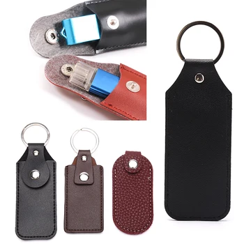 Чехол USB Защитная Сумка Портативный Карманный Кожаный Брелок для Ключей для Флэш-накопителя USB