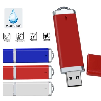 пластиковый USB 2,0 Флэш-накопитель 16 ГБ 32 ГБ 64 ГБ Memory Stick 128 ГБ Флеш-накопитель U Диск Для ПК Настроить логотип Fold Storage Memory Stick