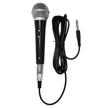 Караоке-микрофон Ручной Профессиональный проводной Динамический микрофон Чистый Голосовой микрофон для исполнения вокальной музыки в караоке