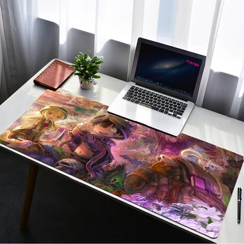 Настольный коврик для мыши для ноутбука 30x80 см Сделано в Abyss Игровые настольные коврики Kawaii Коврик для мыши Большой для офисного коврика для мыши                