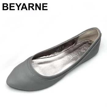 Женская обувь BEYARNELarge, 41 размер, демисезонные балетки на плоской подошве, женские балетки, женская кожаная обувь