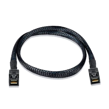 Соединительный кабель для объединительной платы серверной материнской платы Mini SAS HD SFF-8643 к SFF-8643 для Жесткого диска компьютера SFF-8643