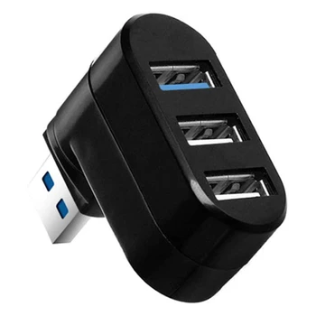 USB-концентратор, 3/6 порта, высокоскоростной USB-концентратор, 3,0, множественный разветвитель, USB2.0, мульти-концентратор, USB-адаптер, 3,0, кард-ридер, черный