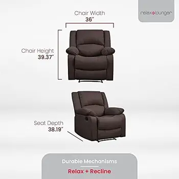 Кресло-шезлонг Warren с откидной спинкой, стандартное, Java