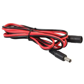 Удлинительный кабель 1,5 м DC5525 от мужчины к женщине, кабель питания для монитора ноутбука DC 5,5X2,5, черный + красный