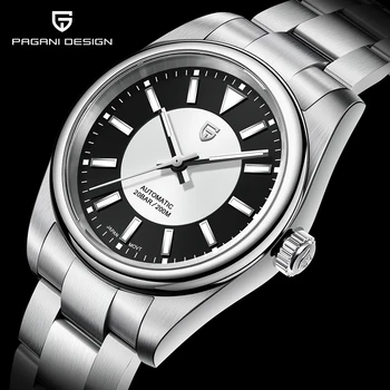 Новые автоматические мужские часы PAGANI DESIGN 2023 из нержавеющей стали, простые механические наручные часы, японские спортивные часы, предпродажа нового продукта!！