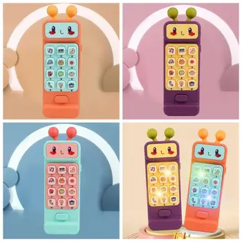Доступна в трех цветах Детская игрушка-телефон Имитация ABS Поддельное управление телефоном Музыкальная Игрушка Для сна Голосовая игрушка-Прорезыватель