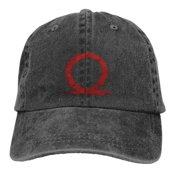 Застиранная мужская бейсболка Omega Classic Trucker Snapback Caps, папина шляпа для игры в гольф God of War Game