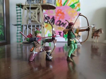 пвх фигурка модель игрушки archer luobinghan 2 шт./компл.