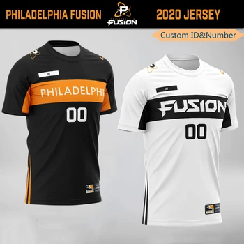 Форма OWL Team Philadelphia Fusion, майки для фанатов, футболка с пользовательским удостоверением личности, футболка для мужчин, Женские футболки на заказ
