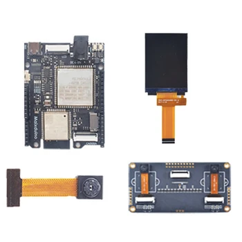 Для Maix Duino Development Board K210 RISC-V AI + Модуль LOT ESP32 с камерой и 2,4-дюймовым экраном + Бинокулярная камера