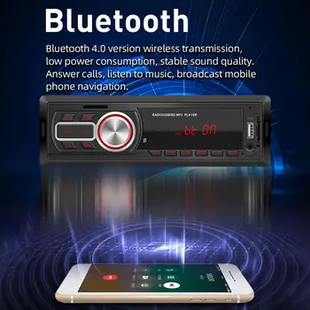 50% Лидер продаж SWM-5208 12V Универсальный автомобильный FM-радиоплеер Bluetooth для чтения U-дисков/TF-карт MP3-плеер для транспортных средств
