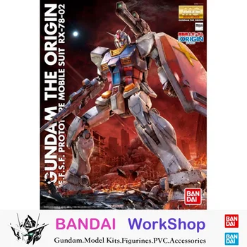 Bandai 1/100 MG Gundam The Origin RX-78-2Action Фигурка В сборе, набор моделей, коллекционные подарки