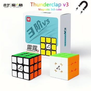 QY toys thunderclap v3 M Магнитный 3x3x3 Волшебный куб v3 Thunderclap cube 3x3x3 Куб-головоломка Профессиональный волшебный куб 3x3 Скоростной куб