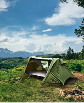 Новая автономная наземная палатка, одноместный кемпинг, гамак для рыбалки на открытом воздухе, складная походная кровать, водонепроницаемая и ветрозащитная