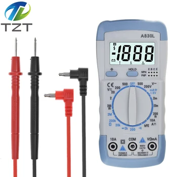 TZT A830L ЖК-цифровой Мультиметр Постоянного Переменного Напряжения, Мультитестер Частоты Диодов, Вольт-тестер, Тестовый ток