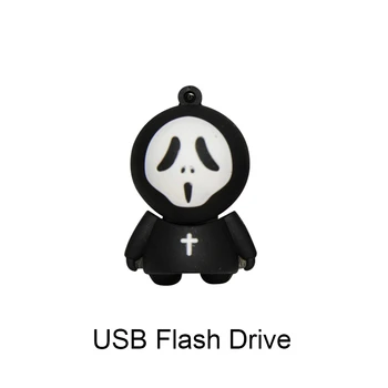 Grim Reaper Usb Флэш-накопитель 16 гб 4 ГБ 8 г 32 г 64 ГБ Персонализированная Мультяшная Флешка Ghost Pen Drive U Диск USB-Накопитель Подарок На Хэллоуин