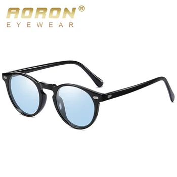 Новые поляризованные солнцезащитные очки для мужчин и женщин, модные круглые линзы TAC в оправе TR90, брендовые дизайнерские солнцезащитные очки для вождения Oculos De Sol UV400
