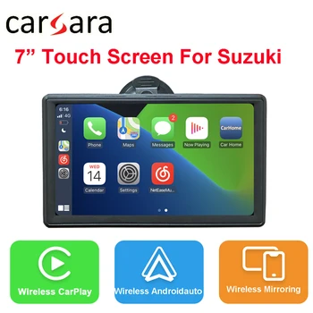 Suzuki CarPlay Беспроводной Androidauto Портативный сенсорный экран онлайн Карта Зеркальная ссылка 7 дюймов Простая установка Голосовое управление