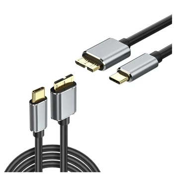 5 Гбит /с Кабель USB C-B 3.0, кабель для жесткого диска типа C-B, кабель от-B до USB C для ноутбука (3,3 фута)