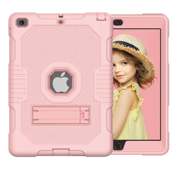 Бронированный чехол для планшета iPad 7,9 дюймов Mini 4/5 Противоударный Чехол-подставка 8,3 дюймов Mini6 для iPad 5th 6th 9,7 дюймов Силиконовый Детский безопасный Чехол Funda