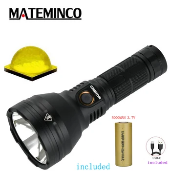 Mateminco MT35 4300 Люмен 735 метров XHP50.2 светодиодных USB C перезаряжаемых фонаря для кемпинга с поддержкой 26650 18650 21700