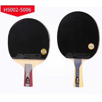 DHS ракетка для настольного тенниса готовая ракетка H5002 H5006 H6002 H6006 быстрая атака с петлей для игры в настольный теннис