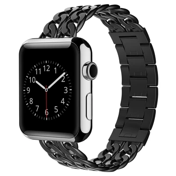 Для Apple Watch ремешок из нержавеющей стали correa 44 мм 40 мм серии 5 4 pulseira для iwatch band 42 мм 38 мм Серии 3 2 1 браслет на запястье