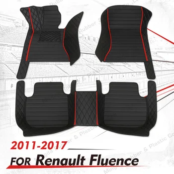 Изготовленные на заказ автомобильные коврики для Renault Fluence 2011 2012 2013 2014 2015 2016 2017 автоматические накладки для ног автомобильный ковер