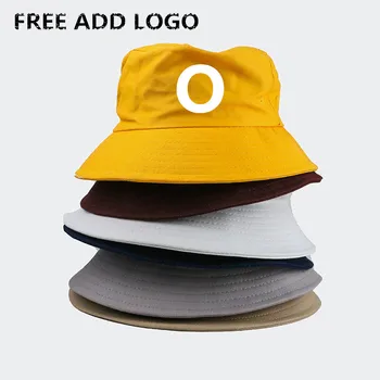 Женские пляжные шляпы с логотипом на заказ, Хлопковые рыбацкие кепки с широкими полями для девочек-подростков, Летние пляжные каникулы