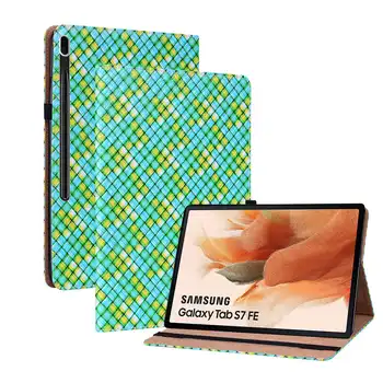 Для Samsung Galaxy Tab S8 S7 Plus 12,4x800 T970 Чехол Case Life 3D Цветная Подборка Карт из Искусственной Кожи Solt Кошелек Подставка Funda