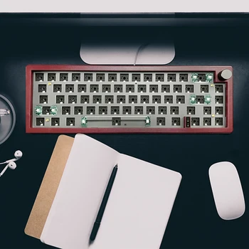 Механическая клавиатура GMK67, переключатель с RGB подсветкой, структура прокладки, клавиатура, легкая, прочная, удобная в использовании, игровые аксессуары