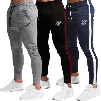 Мужские брюки из полиэстера испанского бренда Sik Silk, повседневные брюки для фитнеса, повседневные спортивные брюки для бега трусцой для ежедневных тренировок