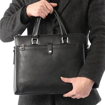 Мужские Кожаные сумки, Мужские Большие Портфели для деловых поездок, Мужская сумка через плечо из воловьей кожи, сумки-мессенджеры для ноутбука для мальчиков