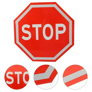 Полезный предупреждающий знак о дорожном движении, Прочный Знак остановки, Креативный Дорожный знак ОСТАНОВКИ