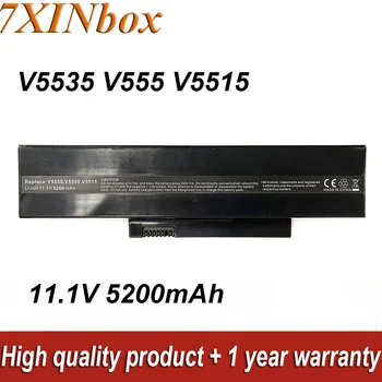 7XINbox V5535 11,1 V 5200 mAh V5555 V5515 LA1703 V6515 Аккумулятор Для ноутбука Fujitsu Amilo SMP-EFS-SS-22E-06 серии FOX-E25-SA-XXF-04