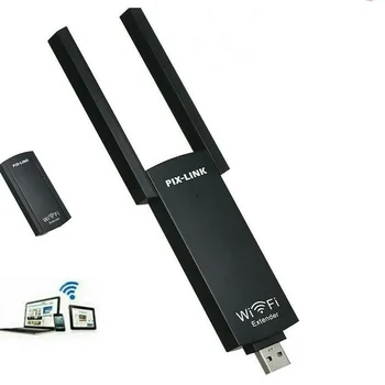 300 Мбит/с Мини Портативный Беспроводной USB WiFi Ретранслятор Сетевой Расширитель диапазона Wi-Fi Маршрутизатор 802.11 B/g/n с двумя антеннами