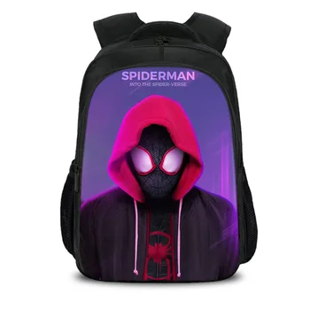 Оригинальный детский рюкзак Disney Marvel с Человеком-пауком, Мстители, 3D принт, рюкзак для ноутбука для мальчиков и девочек, школьная сумка для студентов, Mochila