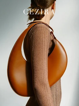 Нишевая женская брендовая дизайнерская сумочка с верхней ручкой и одним ремнем, Роскошная сумка-хобо Неправильной формы, модный шикарный кошелек подмышками