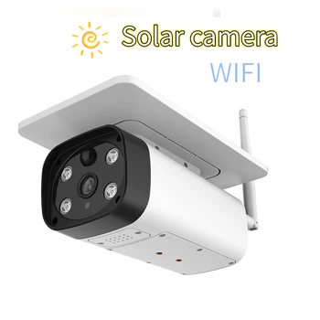 Y8-SL 1080P Солнечная камера, WiFi Камера, PIR 2MP HD, Наружная Беспроводная Домашняя Охранная сигнализация, Солнечная панель, Перезаряжаемая Батарея