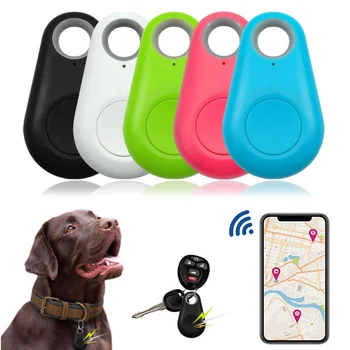Мини-Модная Умная собака Домашние животные Bluetooth GPS-локатор, трекер, Защита от потери сигнализации, Беспроводная детская сумка, кошелек, локатор для поиска ключей