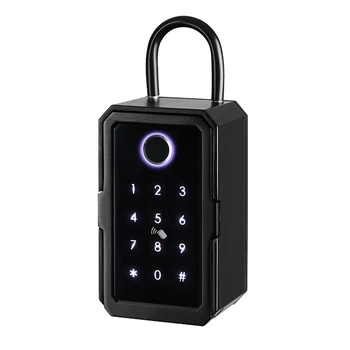 Smart Key Lock Box Wifi Fechadura Eletronica Водонепроницаемый Настенный Дверной Замок с Отпечатками Пальцев Безопасности Lockbox