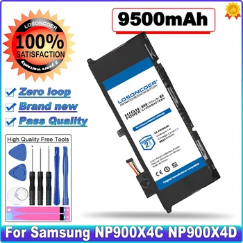 9500mAh AA-PBXN8AR Аккумулятор для Samsung NP900X4C NP900X4D NP900X4B NP900X4 NP900X46 NP900X4C-A01 A02 NP900X4B-A01FR 15 Дюймов