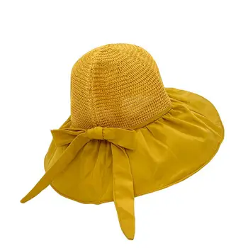 Красивая рыболовная шляпа с ветрозащитным ремешком, Дышащая Женская Летняя пляжная кепка, устойчивая к ультрафиолетовому излучению, Упаковываемая солнцезащитная шляпа, Летние принадлежности