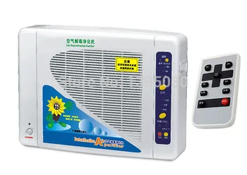1 шт. Очиститель воздуха GL-2108 с фильтром для очистки воздуха от отрицательных ионов и озона с руководством на английском языке